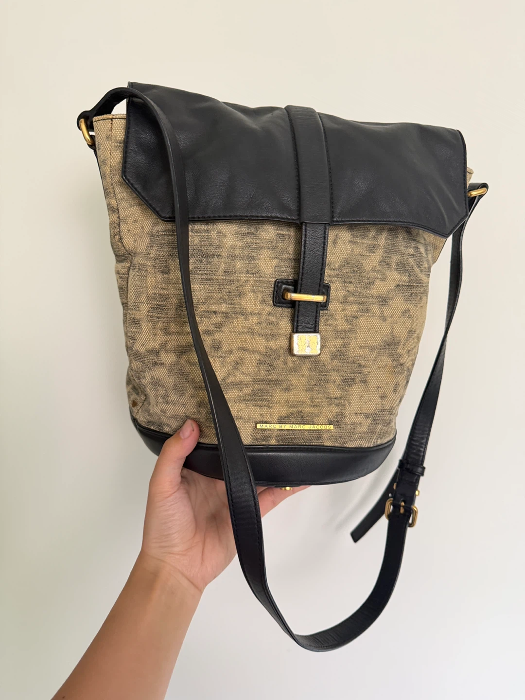 Marc by Marc Jacobs Leather & Canvas Crossbody Bag - photo 2