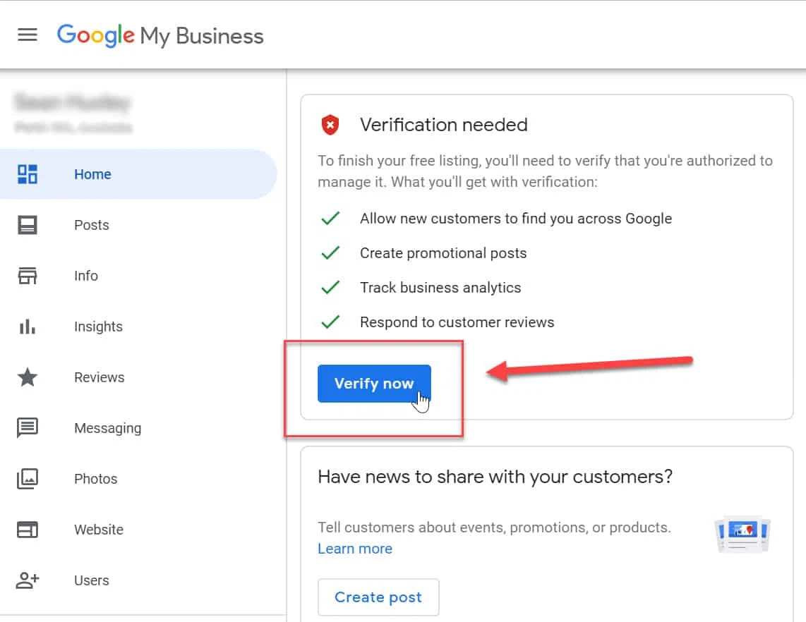 Google business profile creation - photo 2