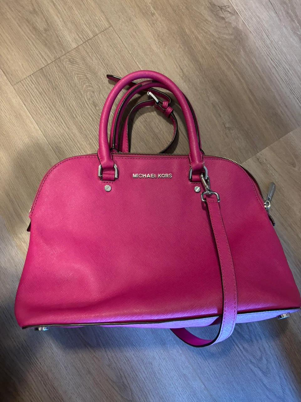 Michael Kors Pink Dome Satchel