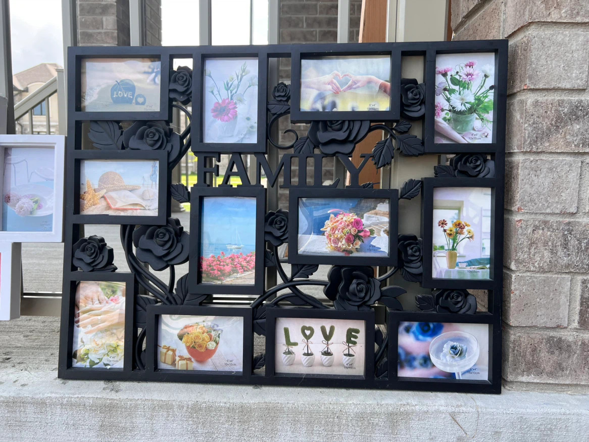 White Family Tree Collge Photo Frame