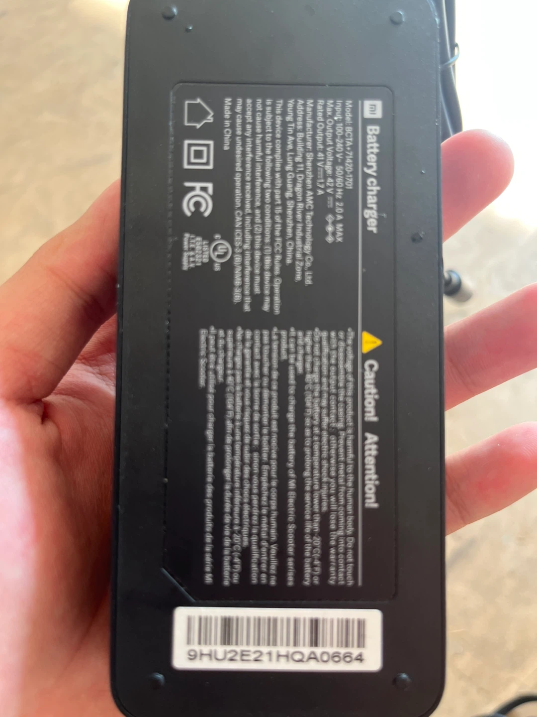 XiaoMi Electric Scooter Charger - photo 5