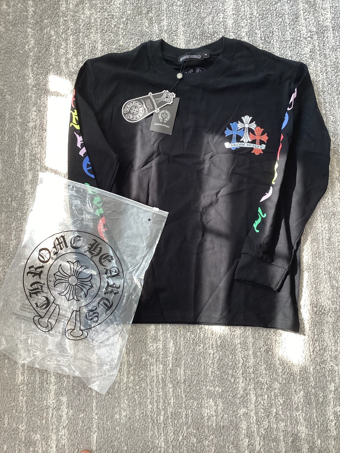 Chrome Hearts Multi-Color Cross Long Sleeve Shirt