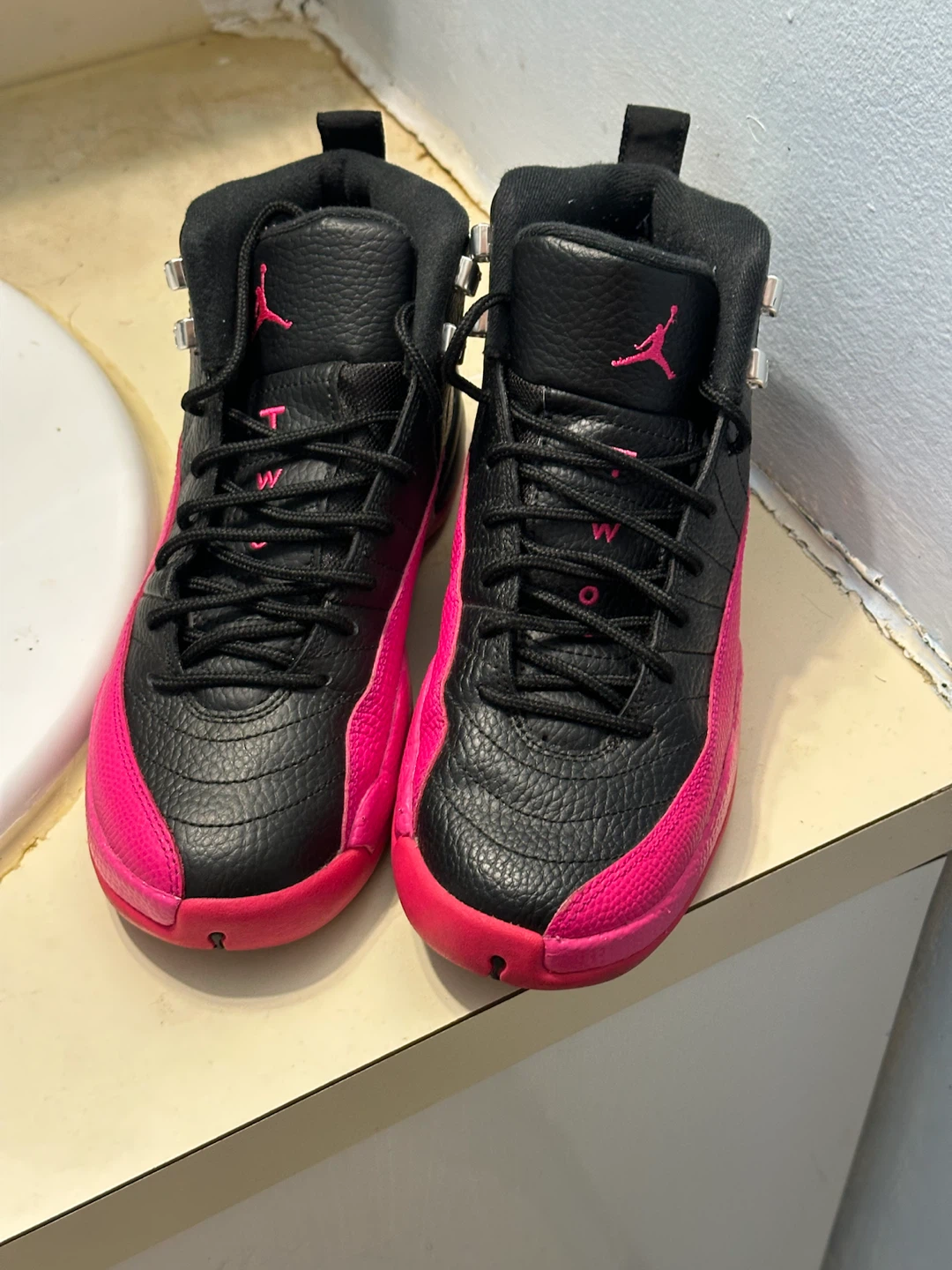 Nike Air Jordan 12 Retro Black and Pink - photo 2