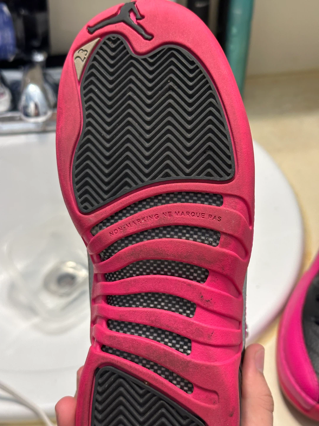 Nike Air Jordan 12 Retro Black and Pink - photo 3