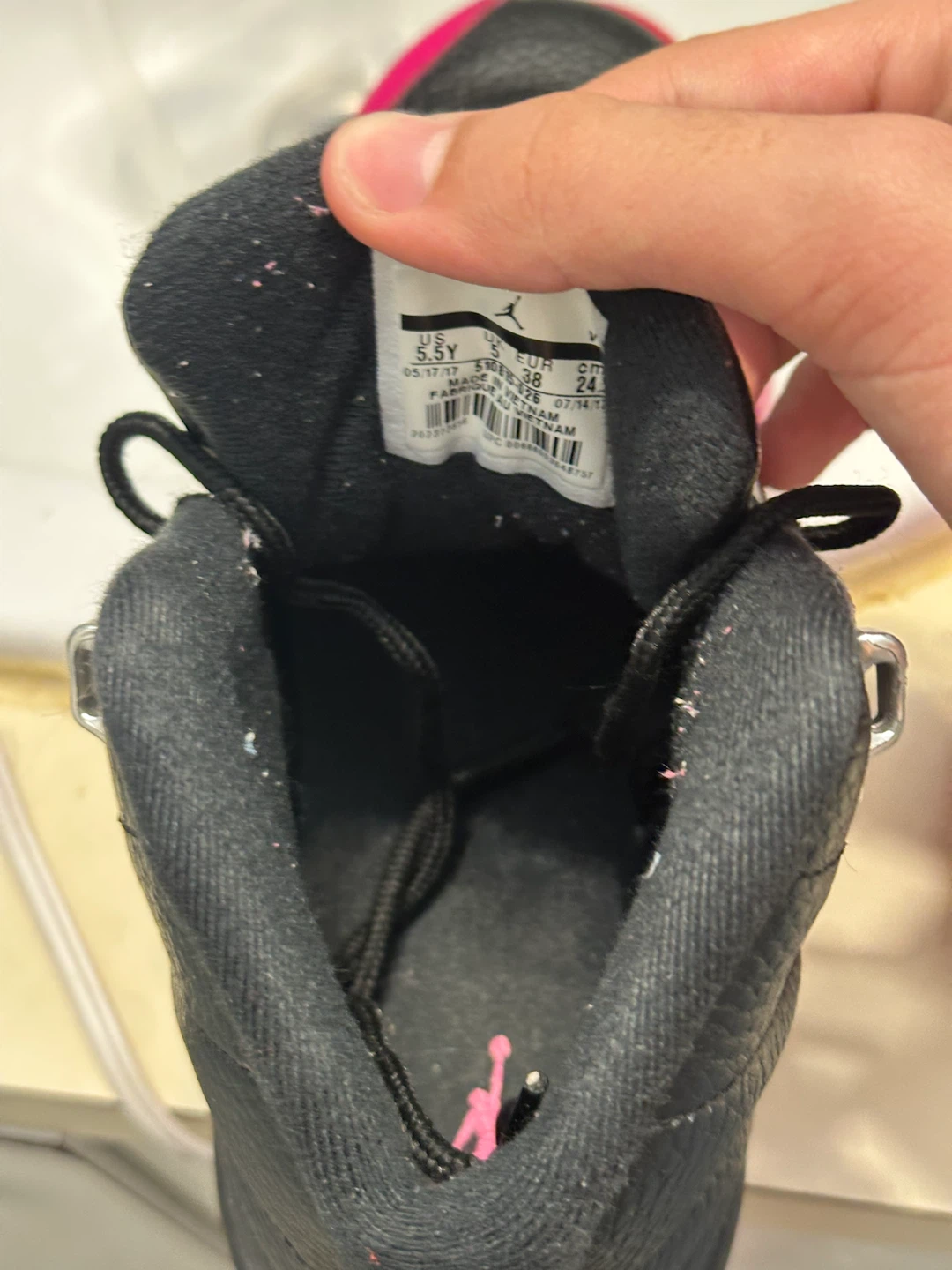 Nike Air Jordan 12 Retro Black and Pink - photo 4