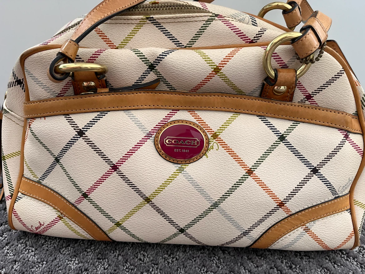 Coach Monogram Canvas Satchel Bag - photo 2