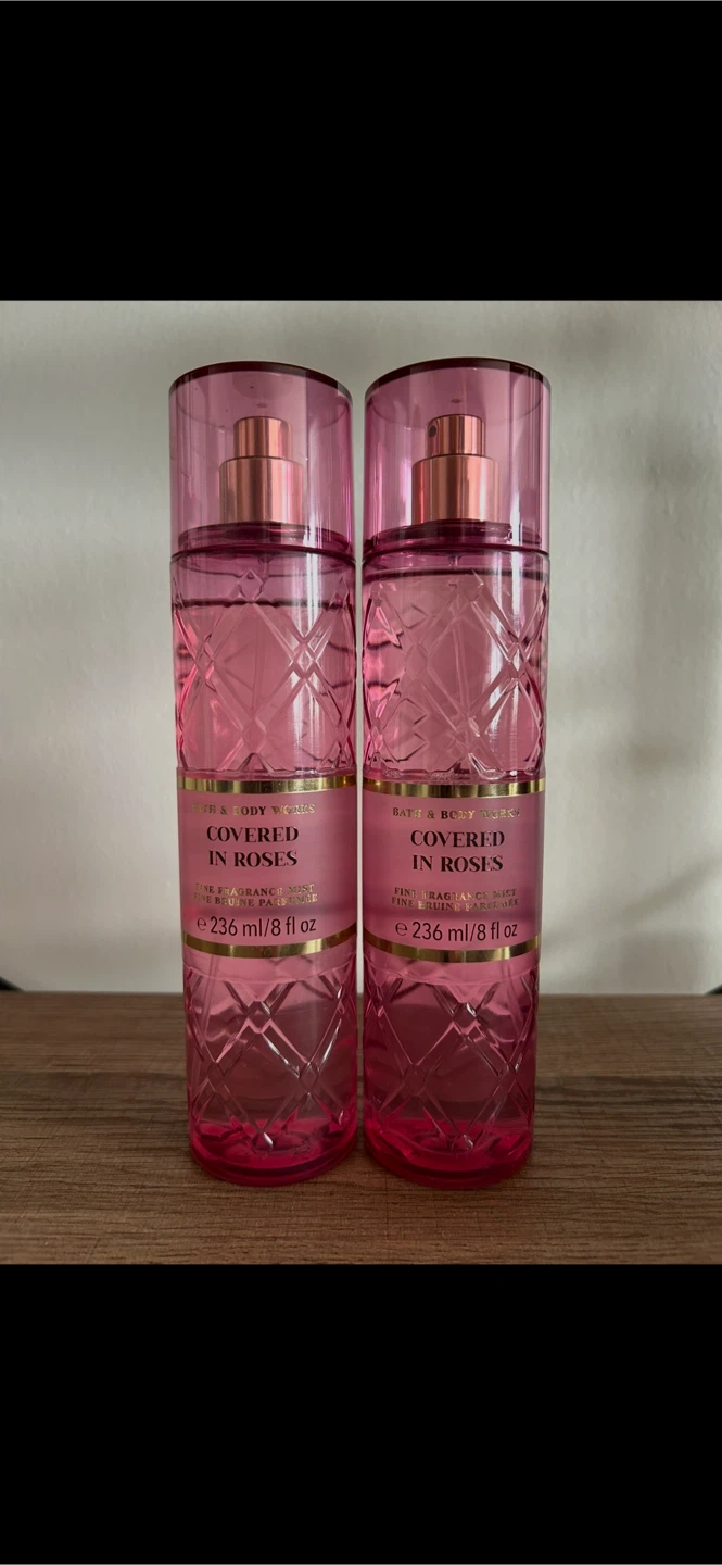 2 Bath & Body Works Covered In Roses Fine Fragrance Mists