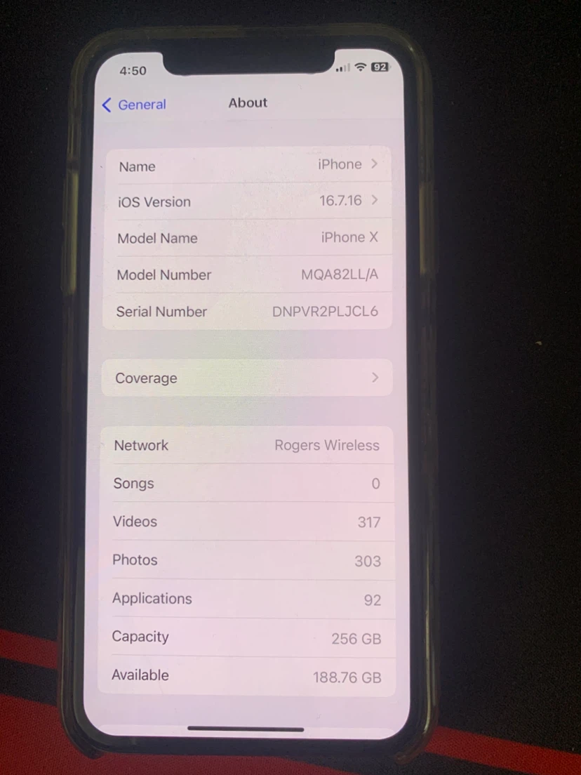 iPhone X 256GB - Great Condition - photo 2