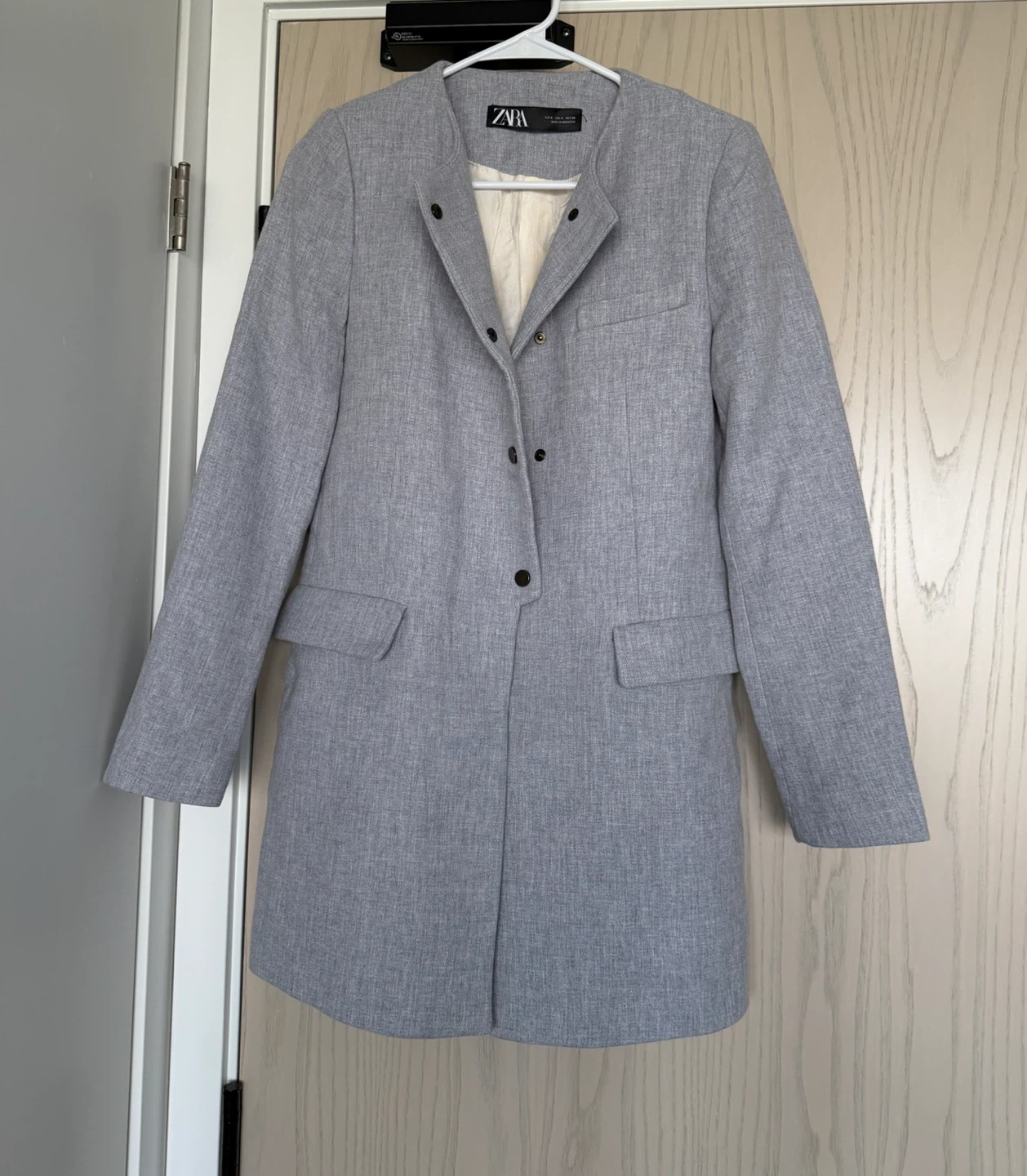 Zara Grey Blazer Coat - photo 3
