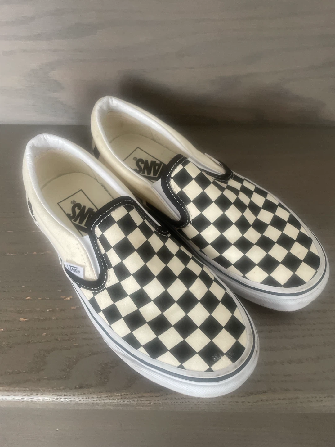Vans Checkerboard Slip-On Shoes