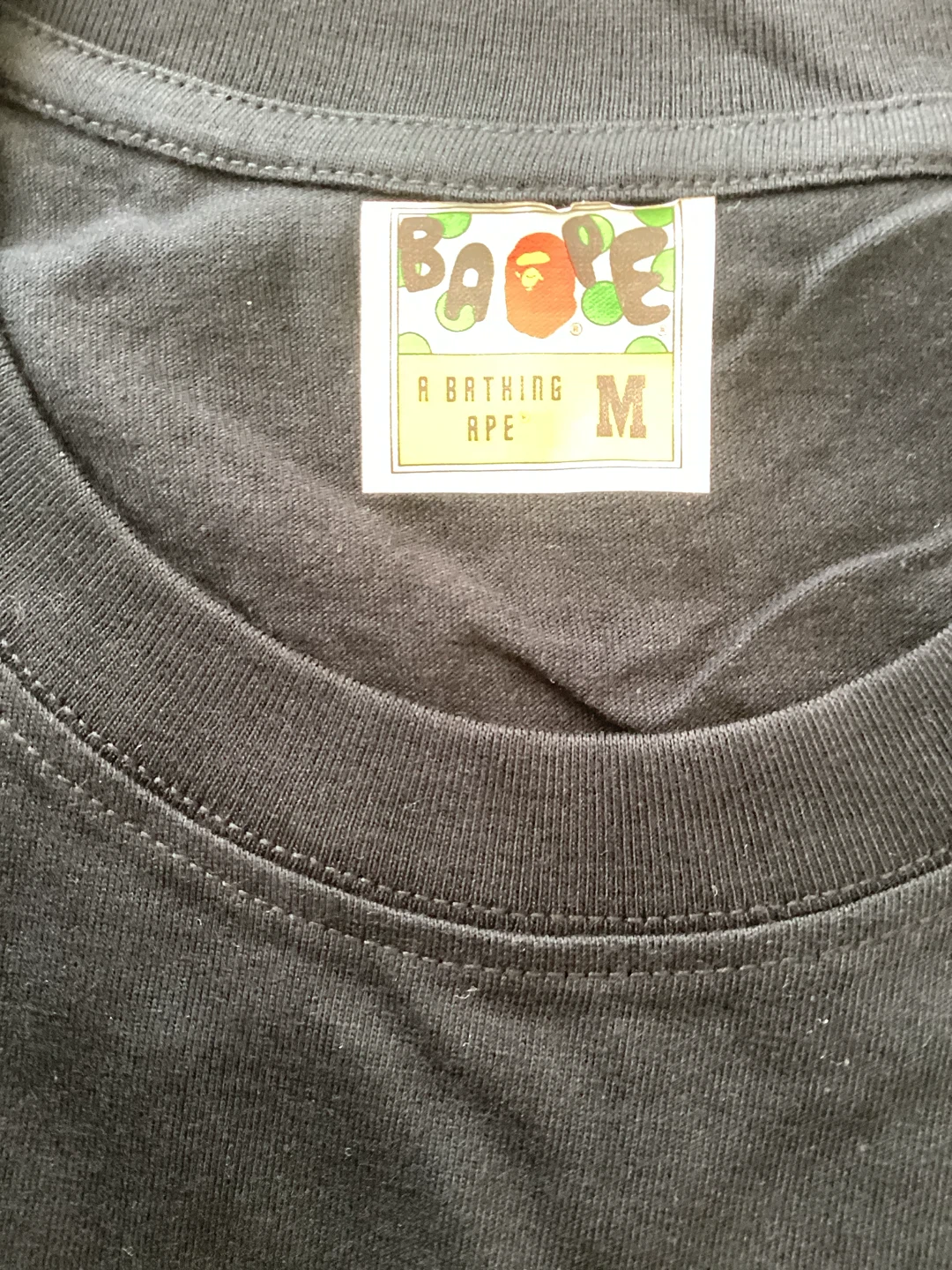 A Bathing Ape Bape Camo Logo T-Shirt - photo 3