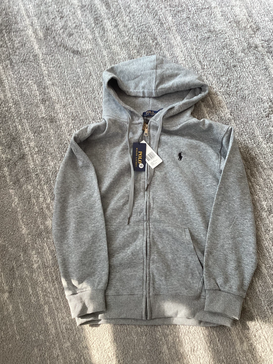 Polo Ralph Lauren Zip-Up Hoodie Grey