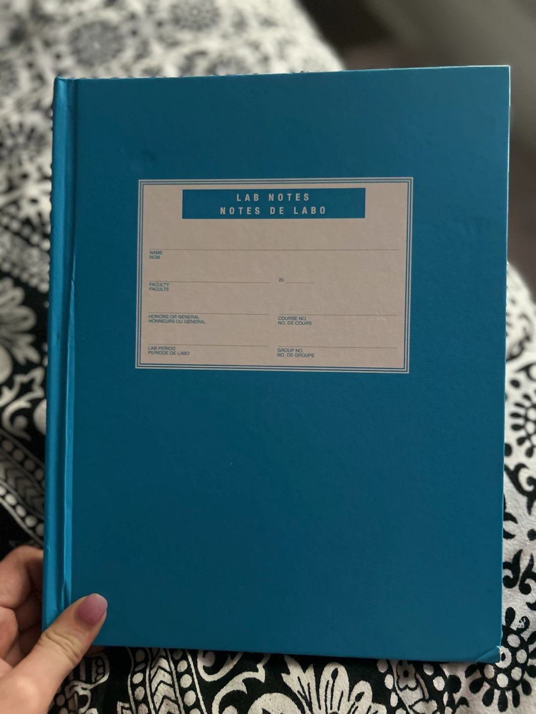 Free Hardcover Lab Notebook for Chemistry