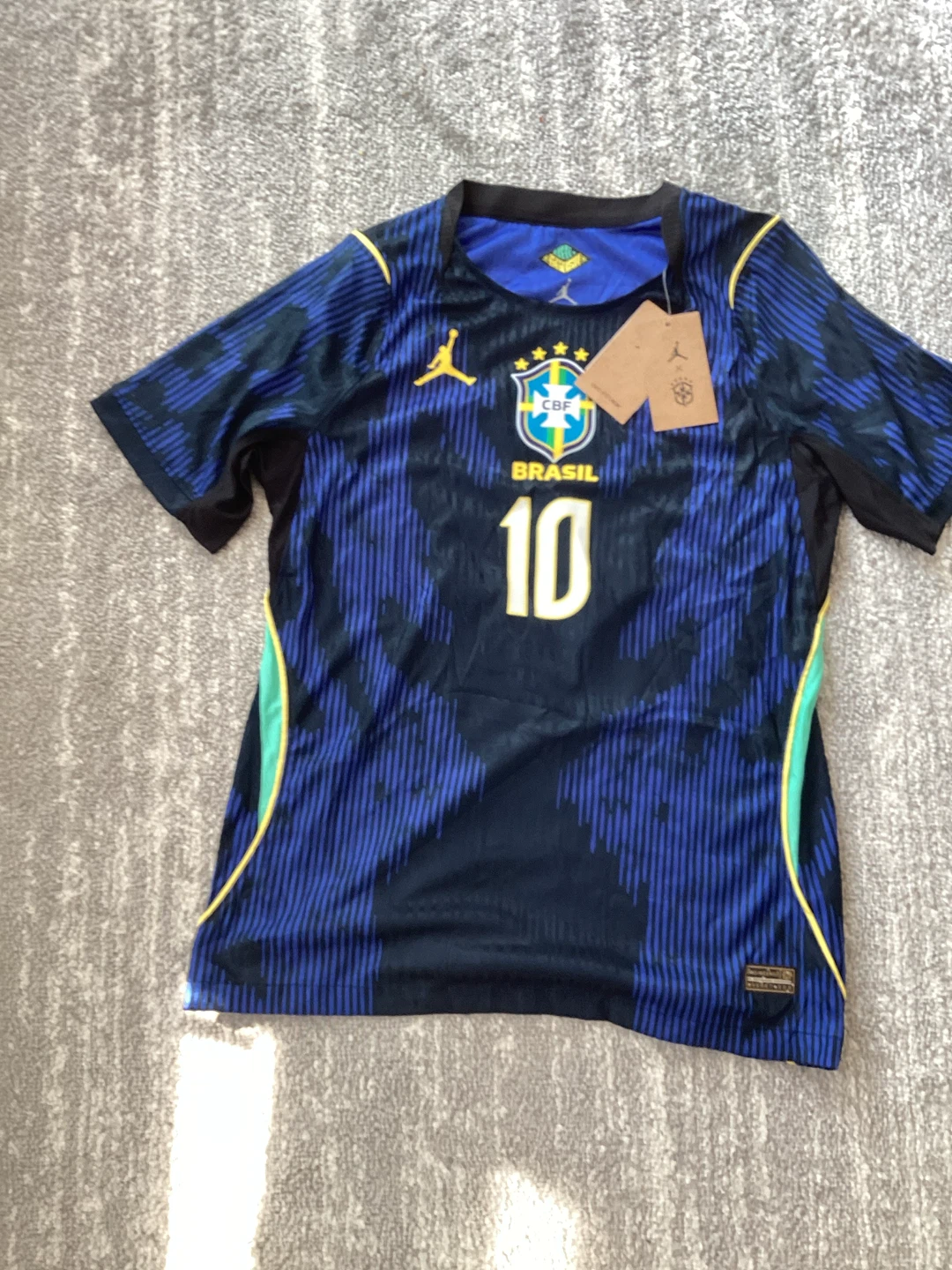 Nike Jordan Brazil Neymar Jr Jersey 1-1
