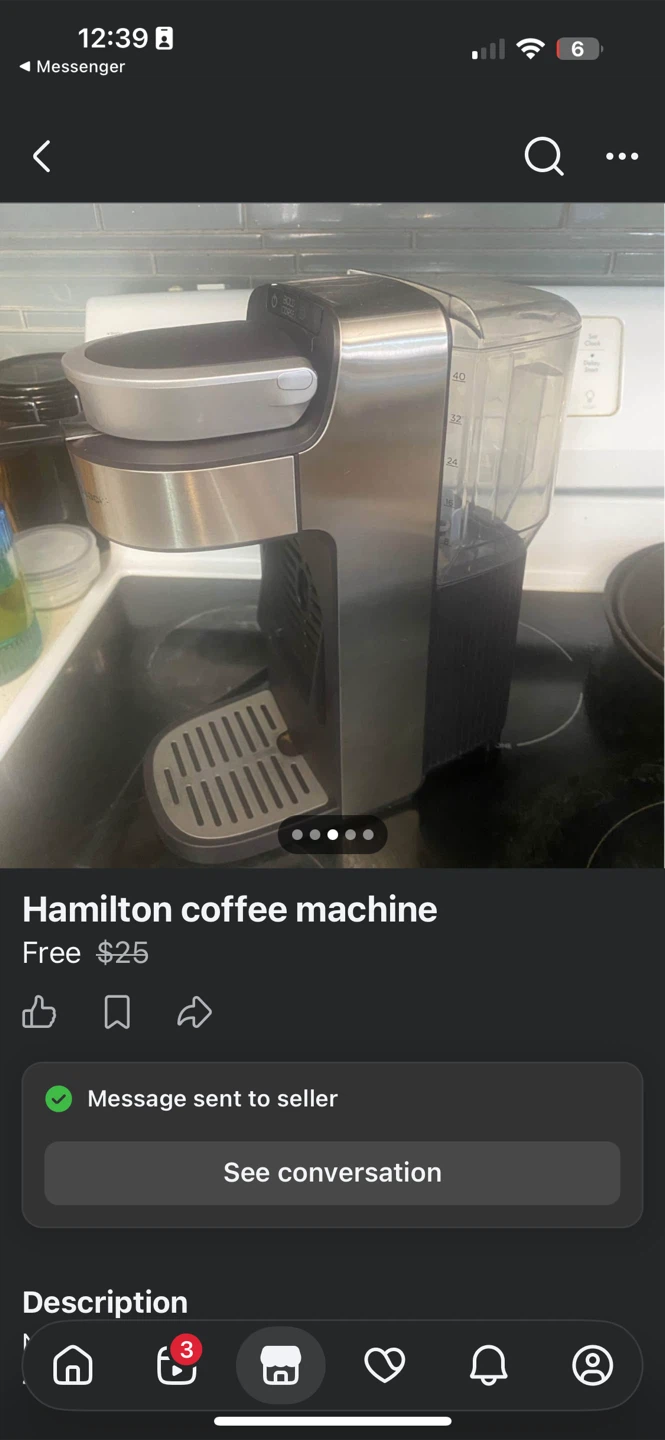 Hamilton Coffee Machine