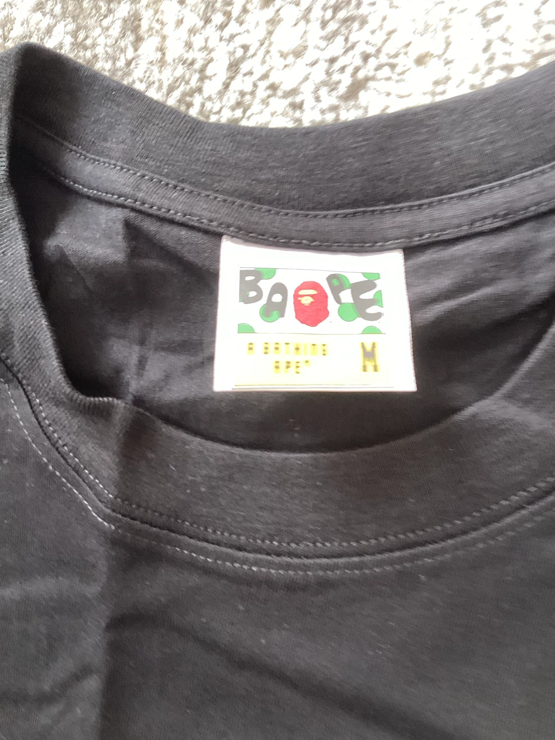 A Bathing Ape Black T-Shirt - photo 2
