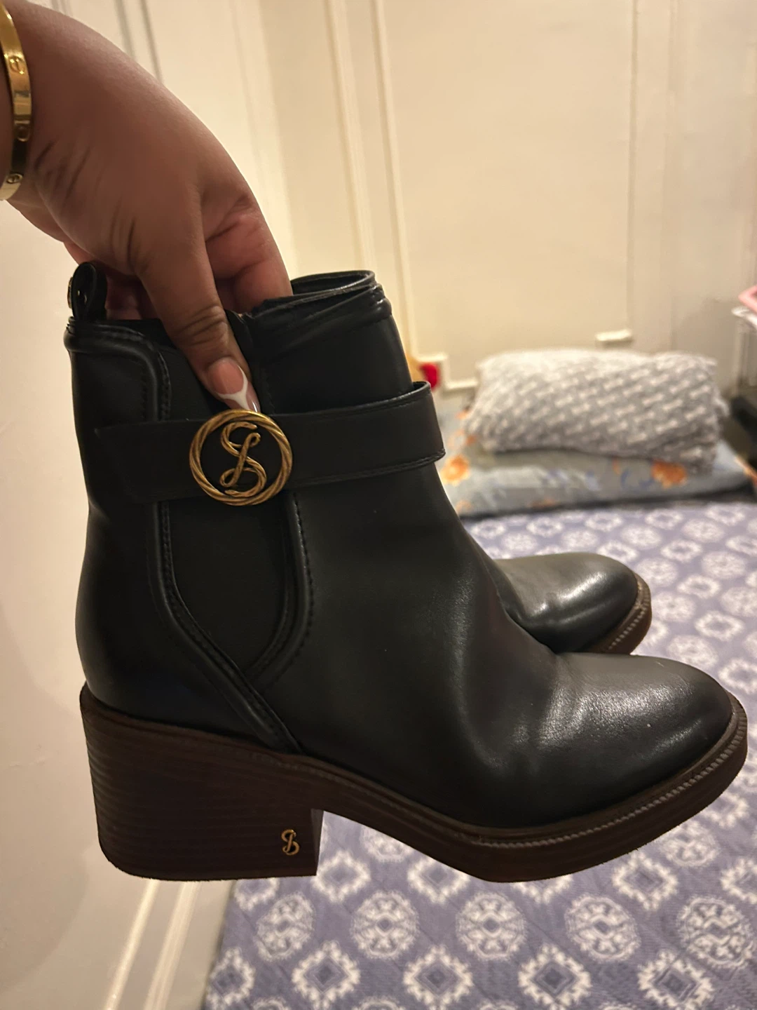 Sam Edelman Black Ankle Boots - photo 4