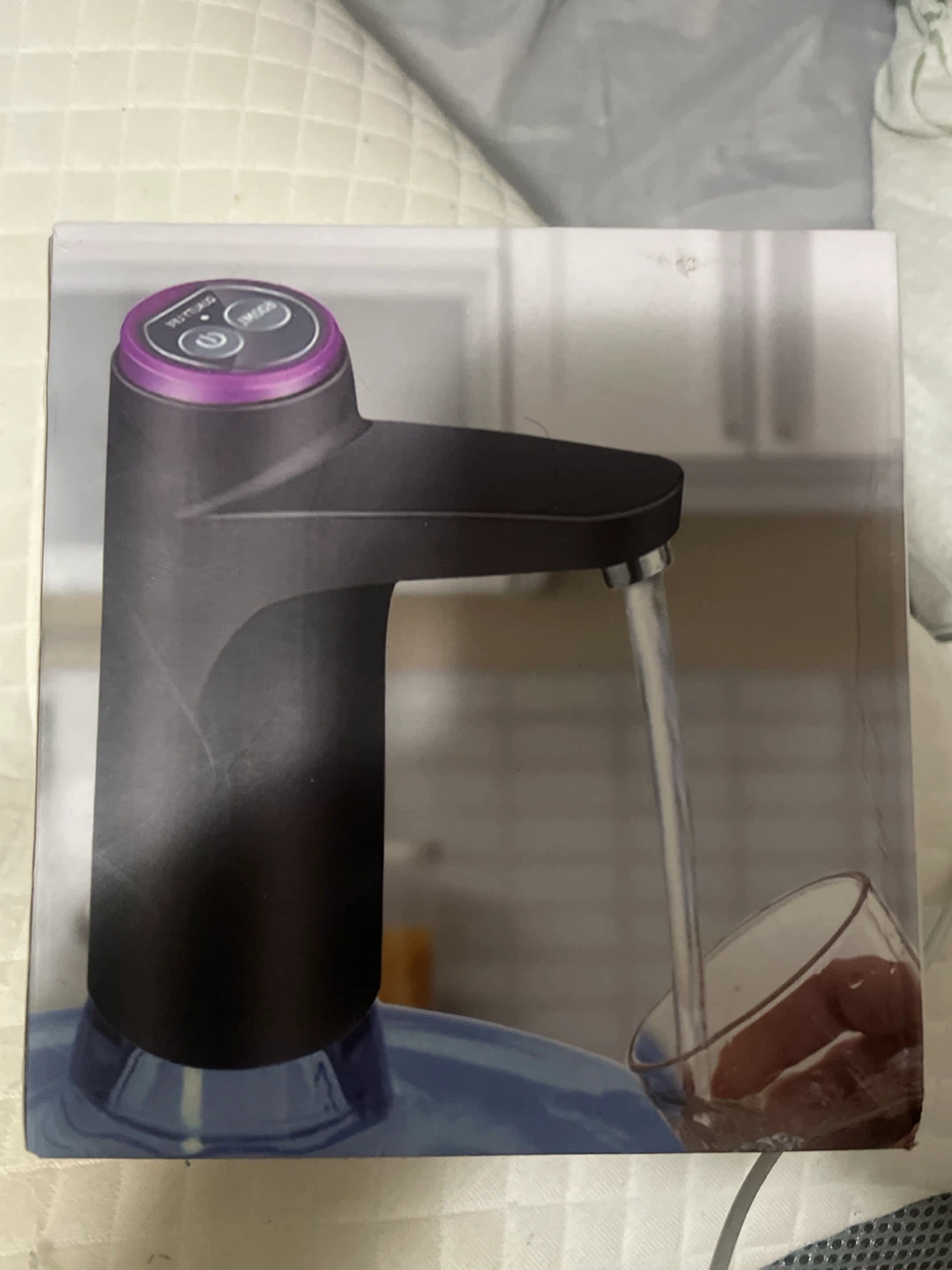 Cozy Blue Electric Water Bottle Pump