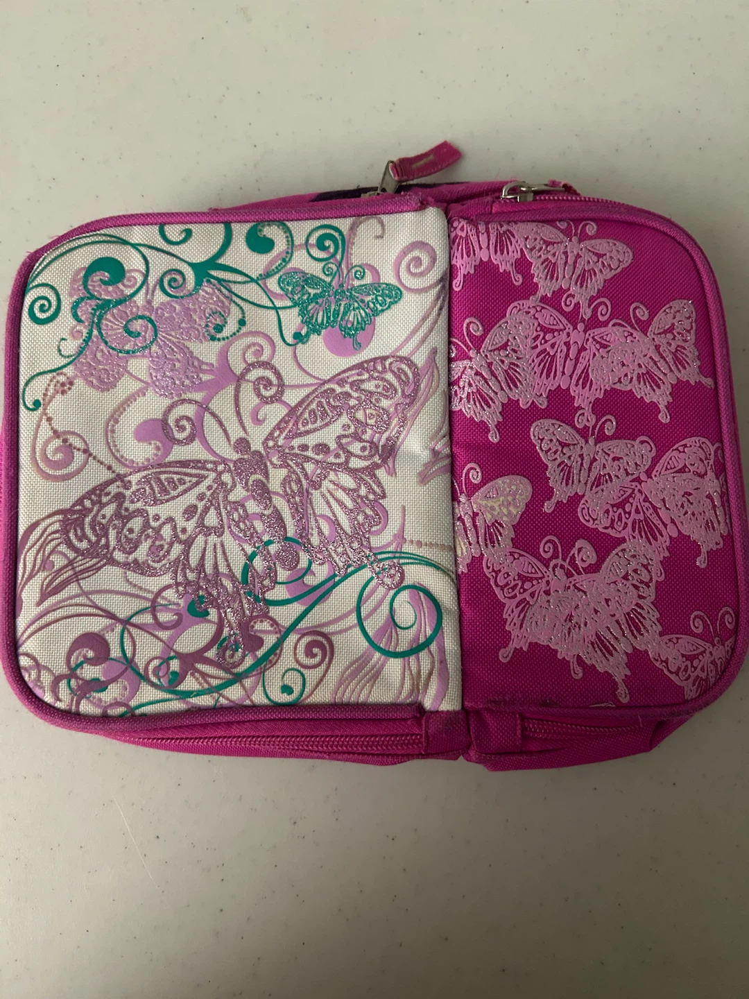 Butterfly Dual Compartment Lunch Bag
