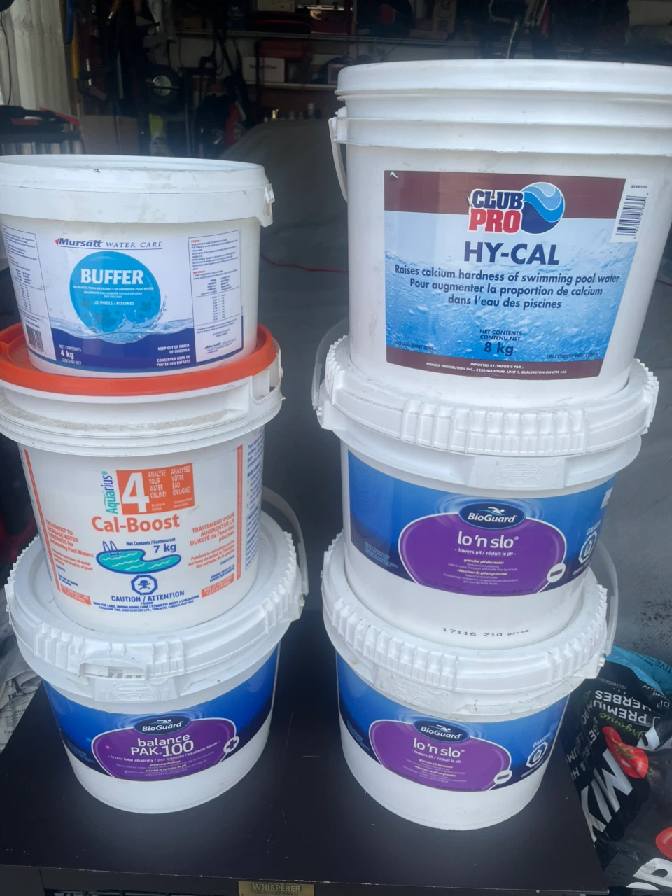 Pool chemicals - many - see pictures