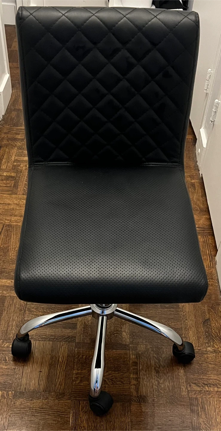 Black Quilted Office Chair