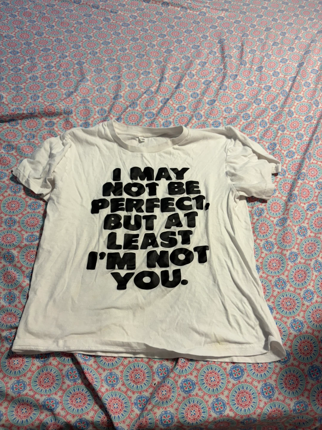 Graphic T-Shirt - White - Size XS