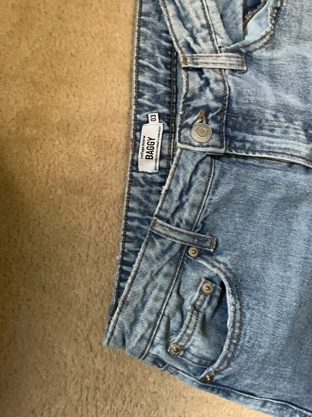 Refuge Denim Baggy Jeans - photo 3