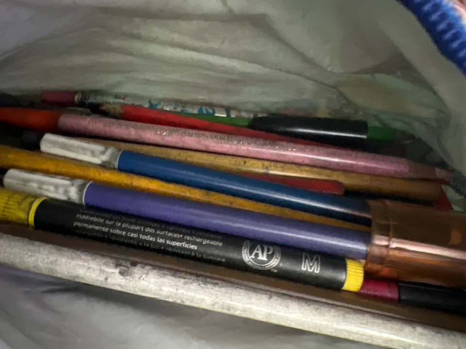 Pencil Case with Assorted Art Supplies - photo 3
