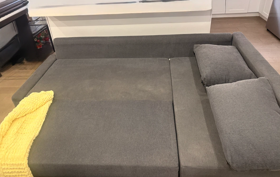 Grey Sectional Sofa with Storage - photo 5