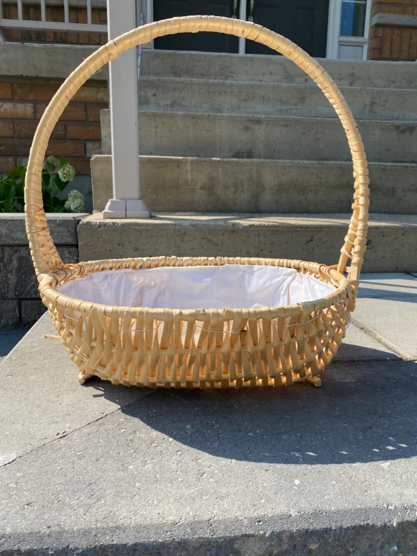 Woven Wicker Basket 15” x 13”