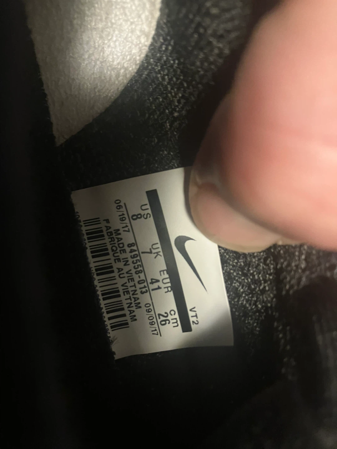 Nike Air VaporMax Flyknit Black Red Shoes