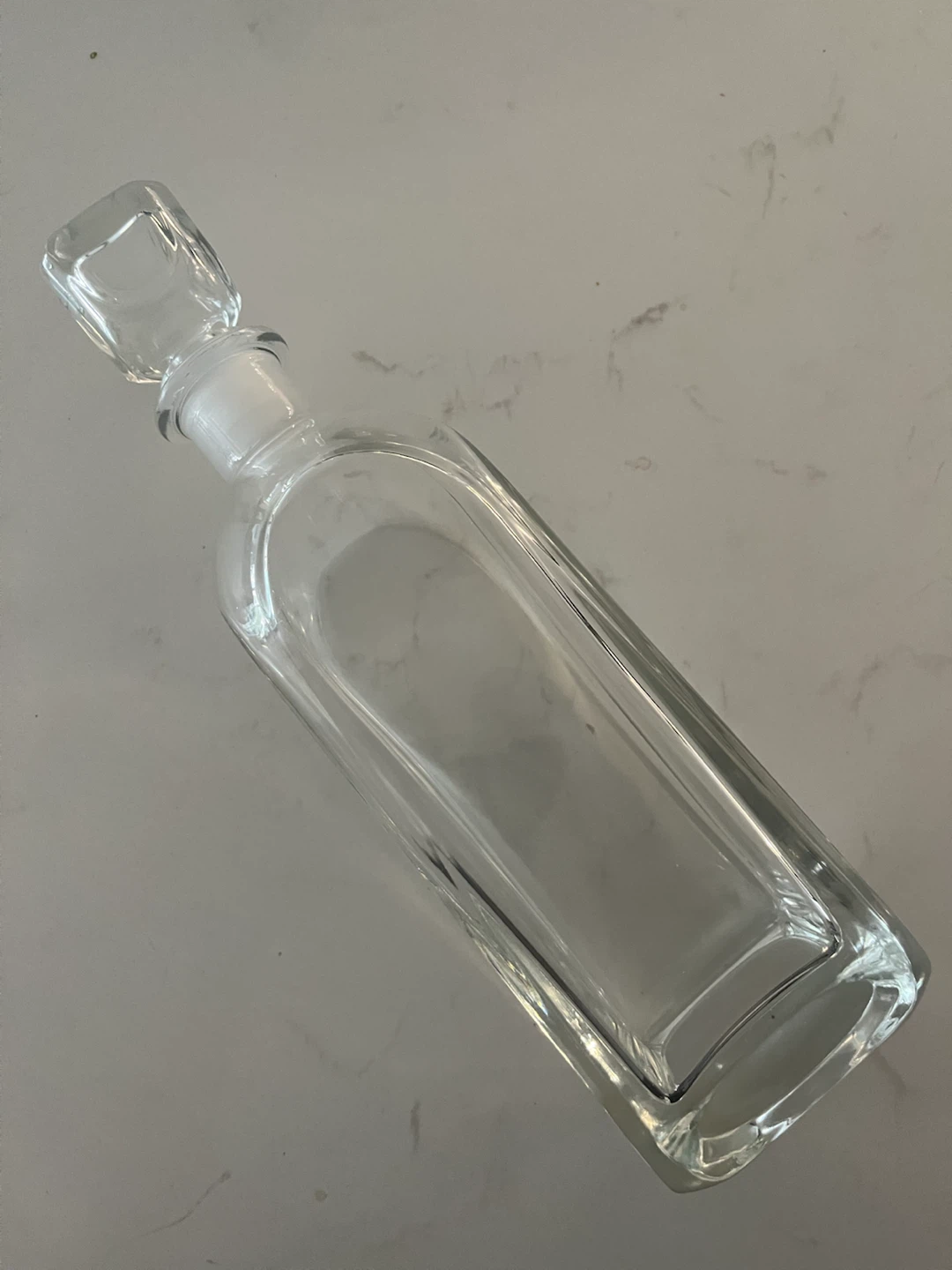 Clear Glass Decanter whiskey