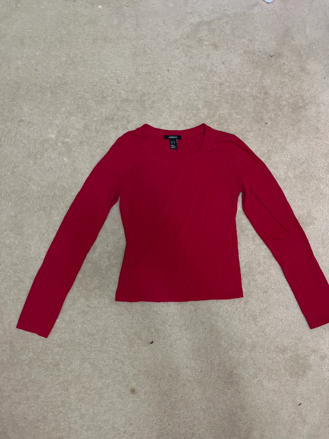 Ambiance Red Long Sleeve Top - photo 2