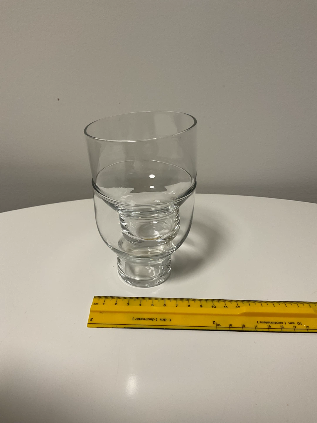 Stacking Glass Cups Set of 2