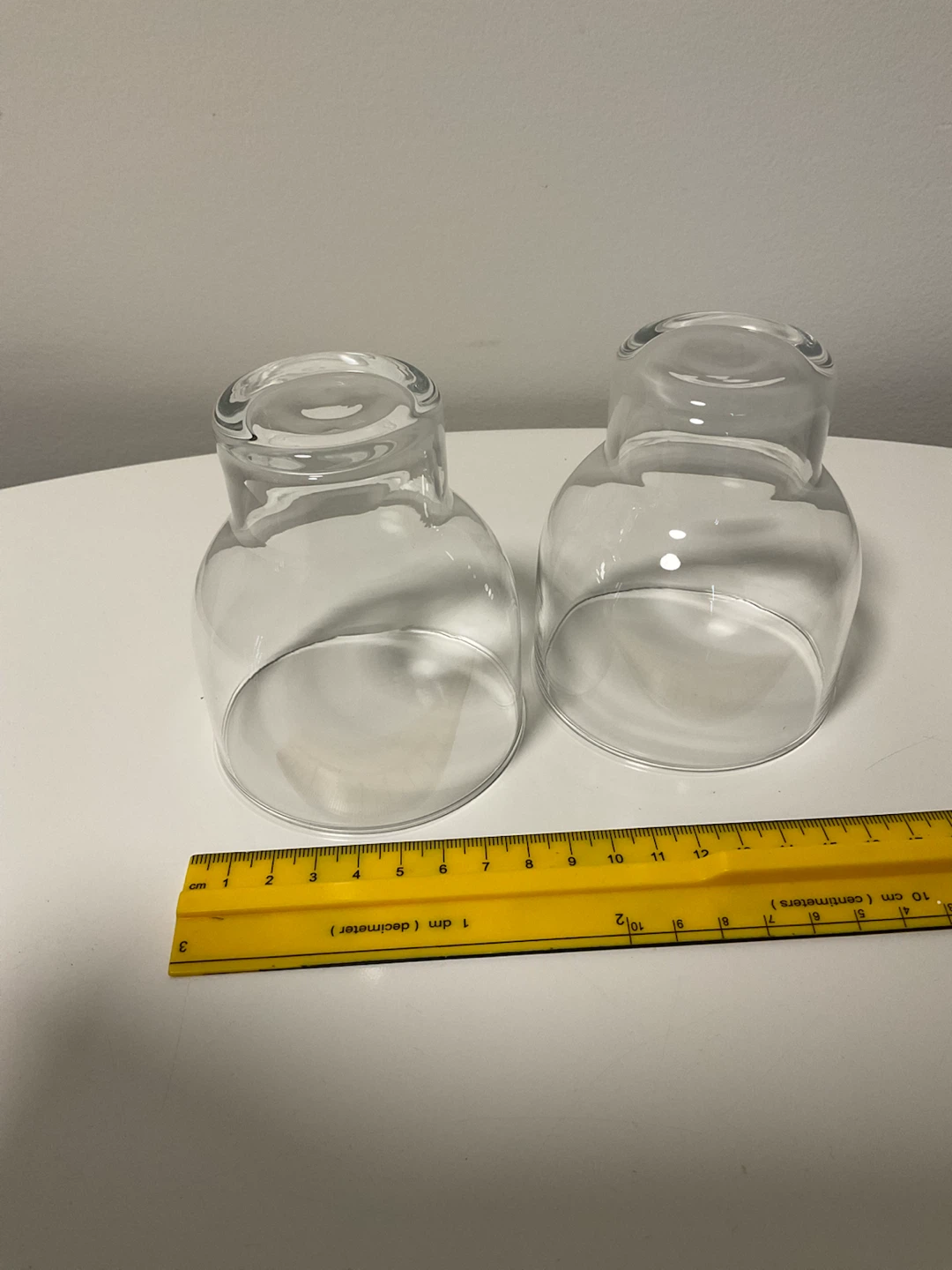 Stacking Glass Cups Set of 2 - photo 2