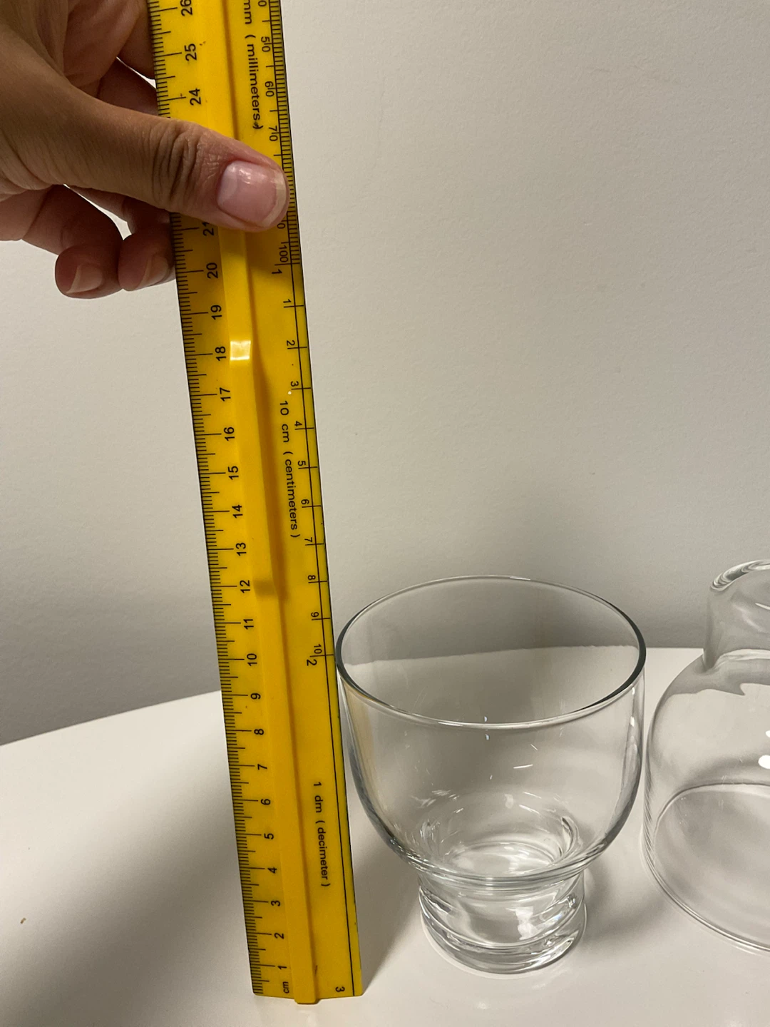 Stacking Glass Cups Set of 2 - photo 3