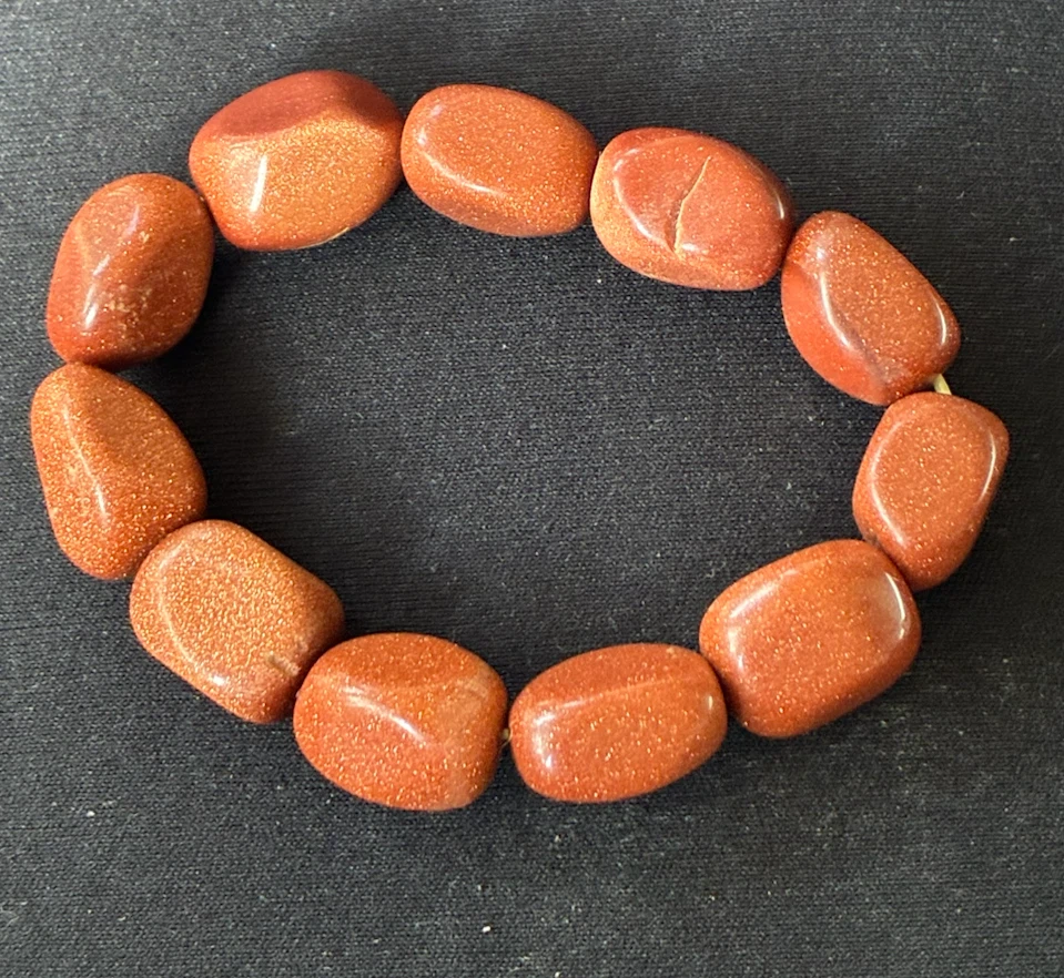 Goldstone Beaded Bracelet