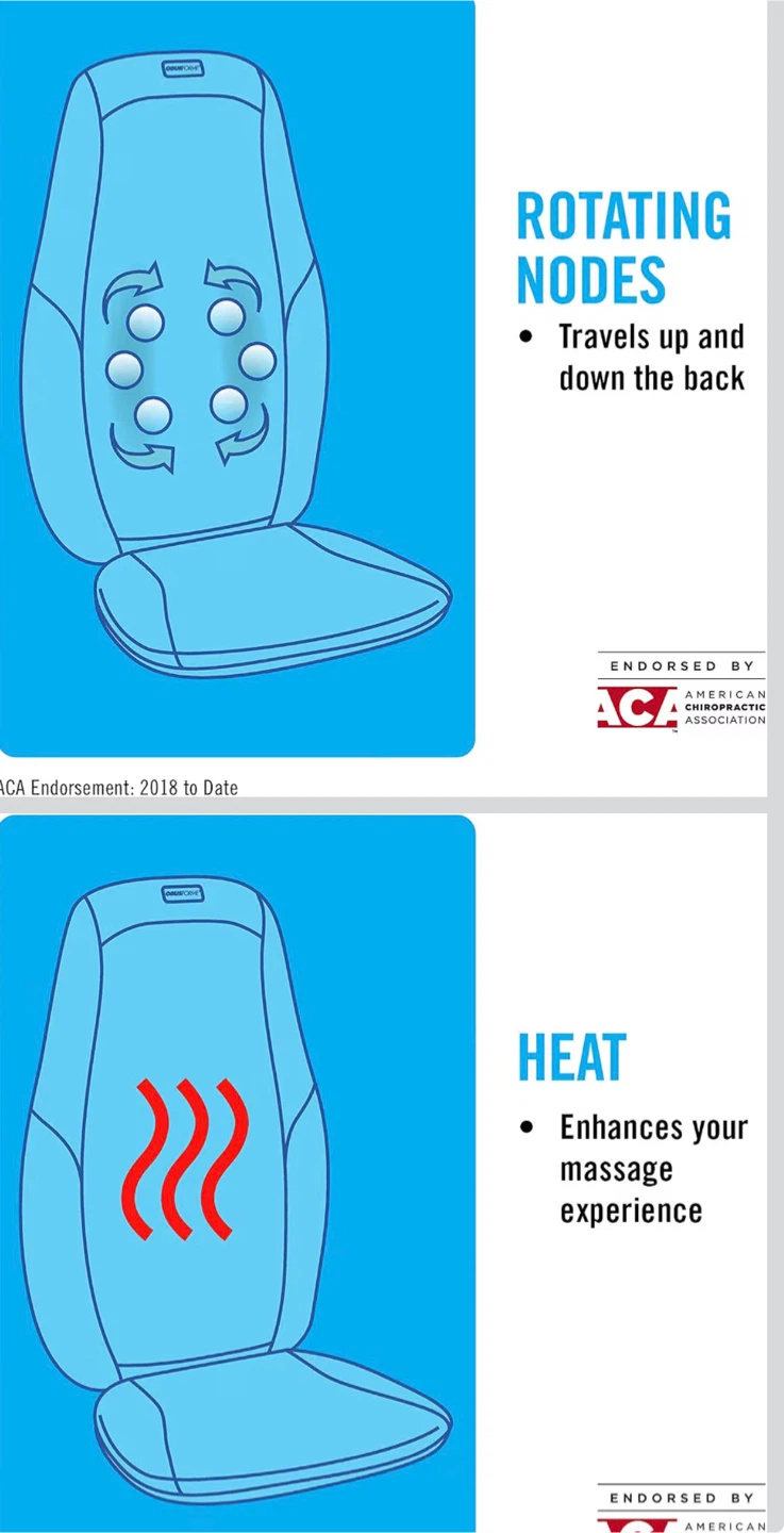 ObusForme Deep Kneading Shiatsu Back Massager with Heat - photo 3