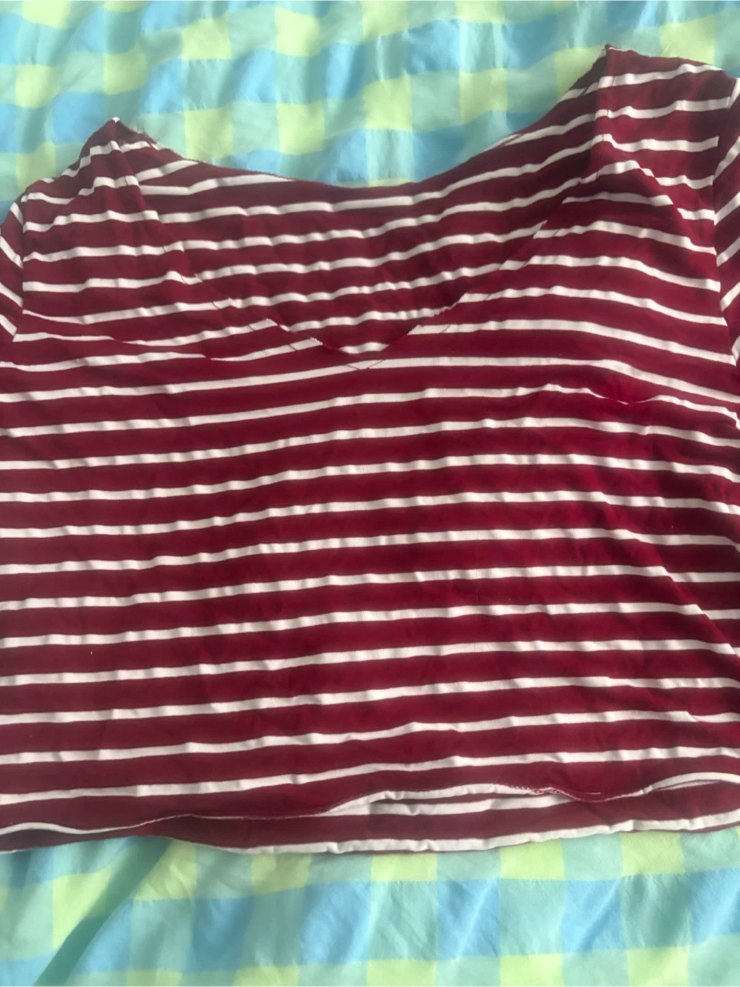 Striped cropped top (New) (Small) (Free) - photo 2