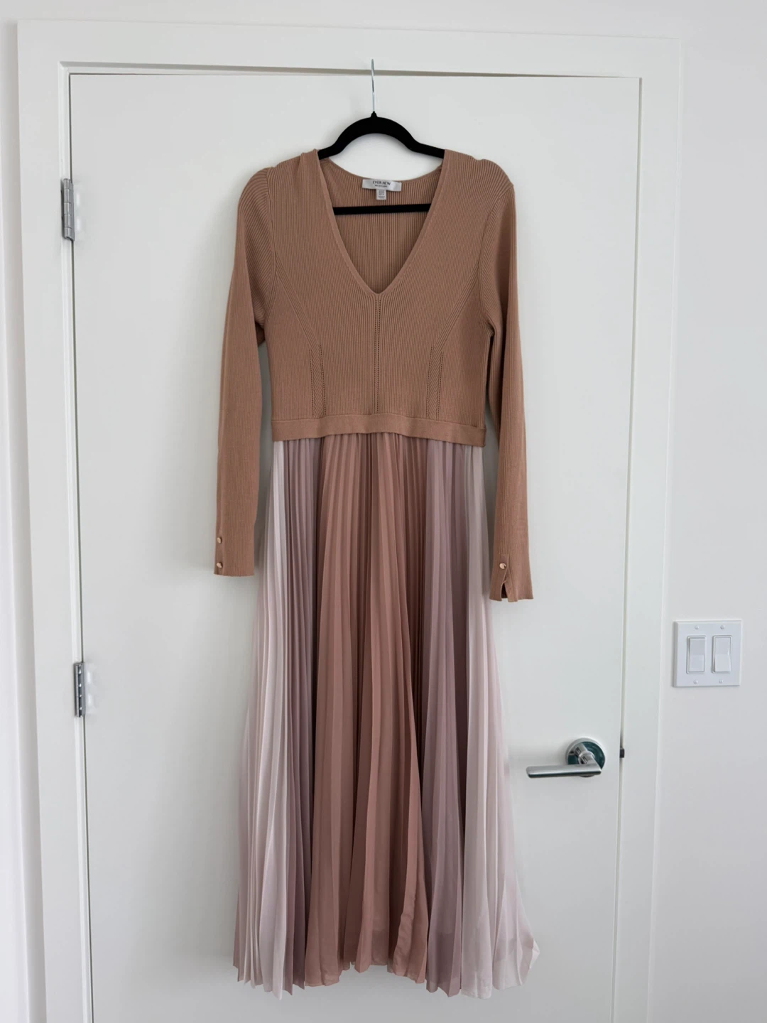 Ever New Pleated Midi Dress
