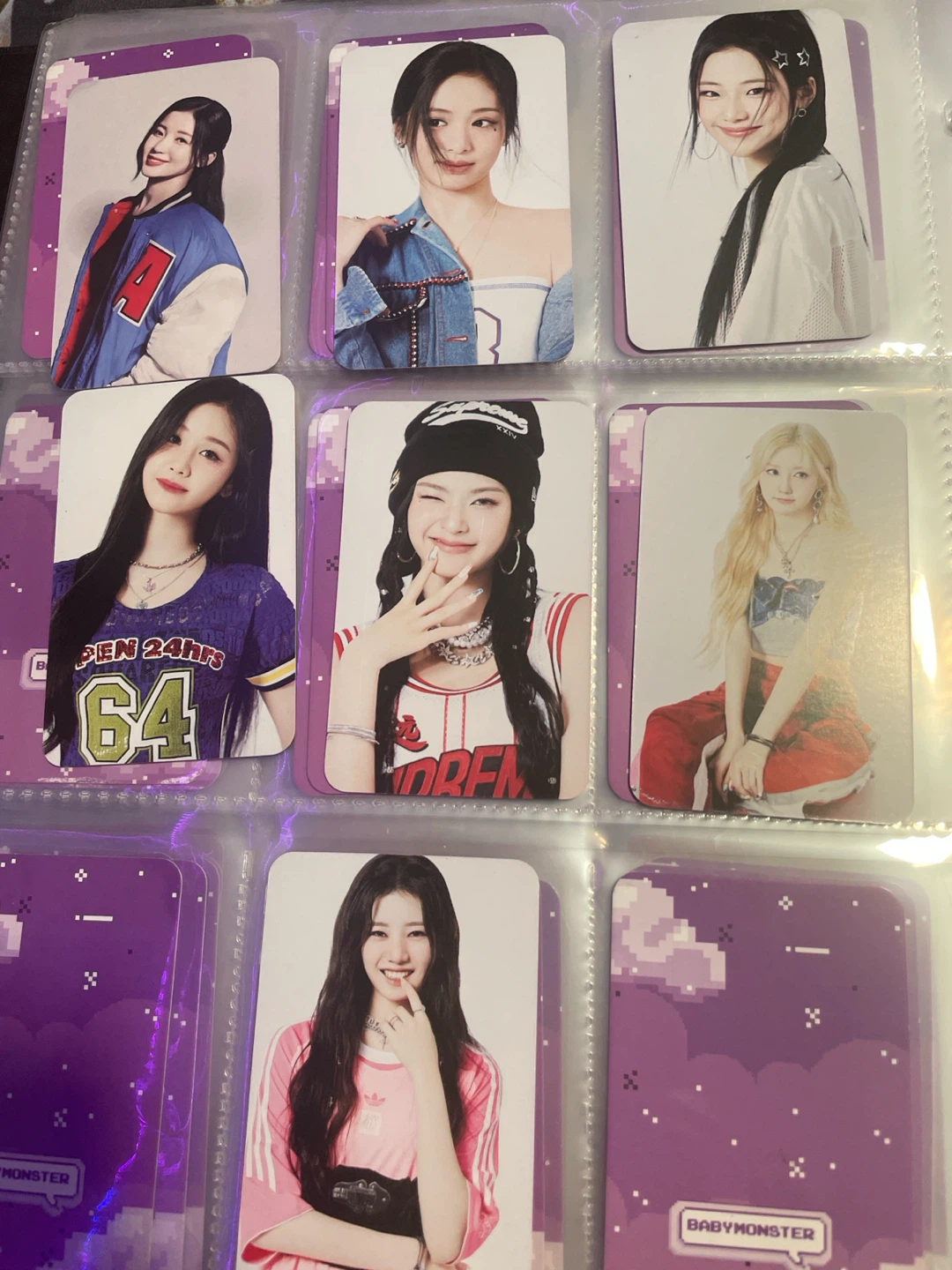Babymonster lomo photocards