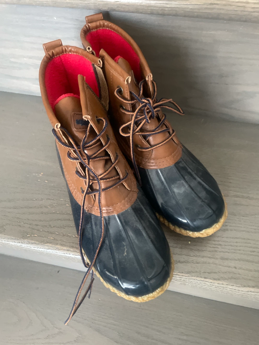 Aquatherm Brown and Black Duck Boots