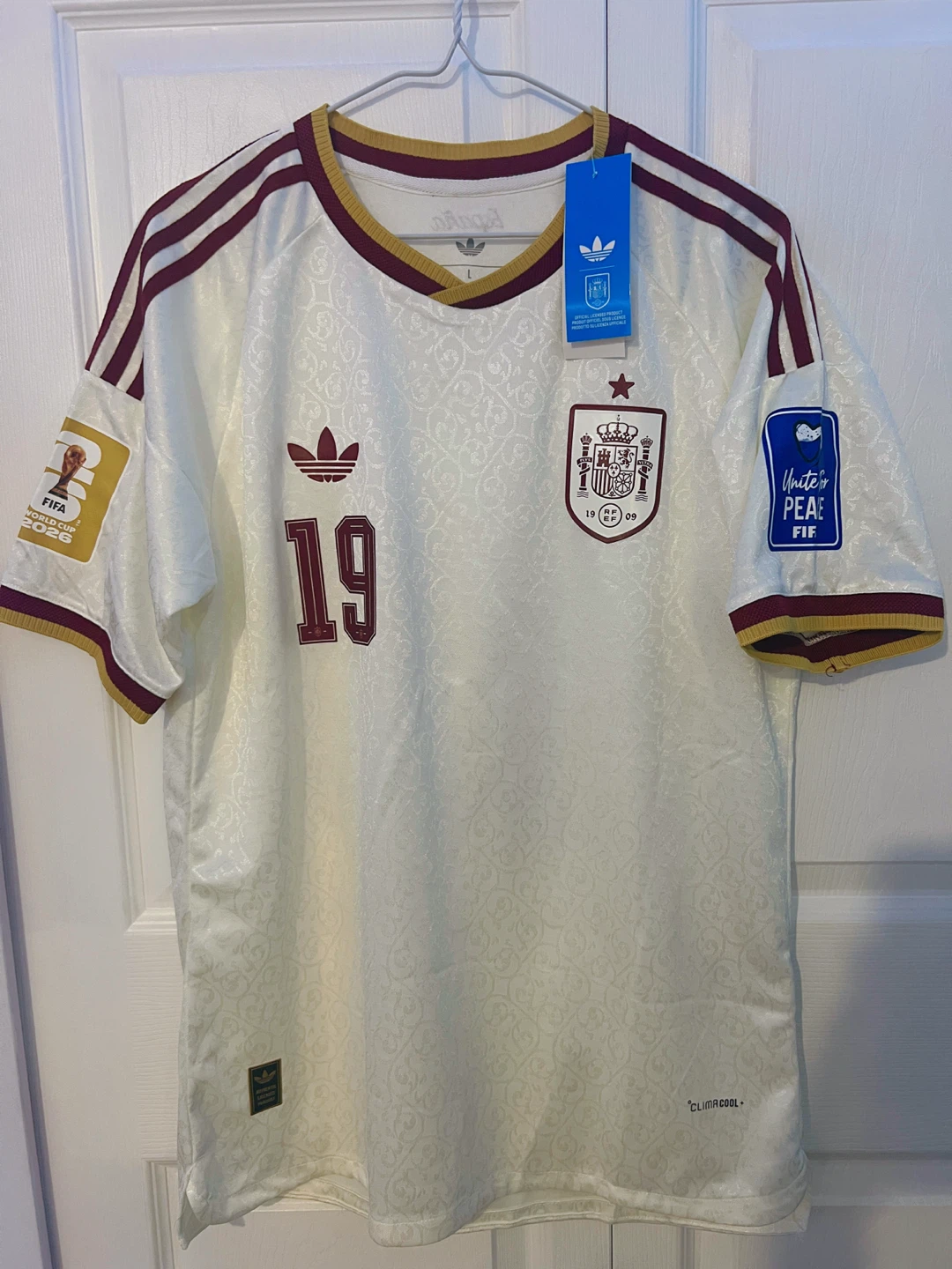 Spain Lamine Yamal 19 Football Jersey