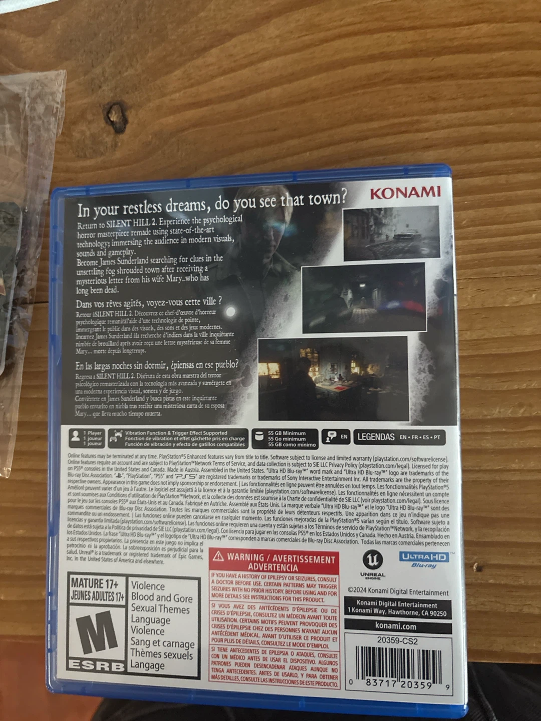 Silent Hill 2 for PlayStation 5 - photo 3