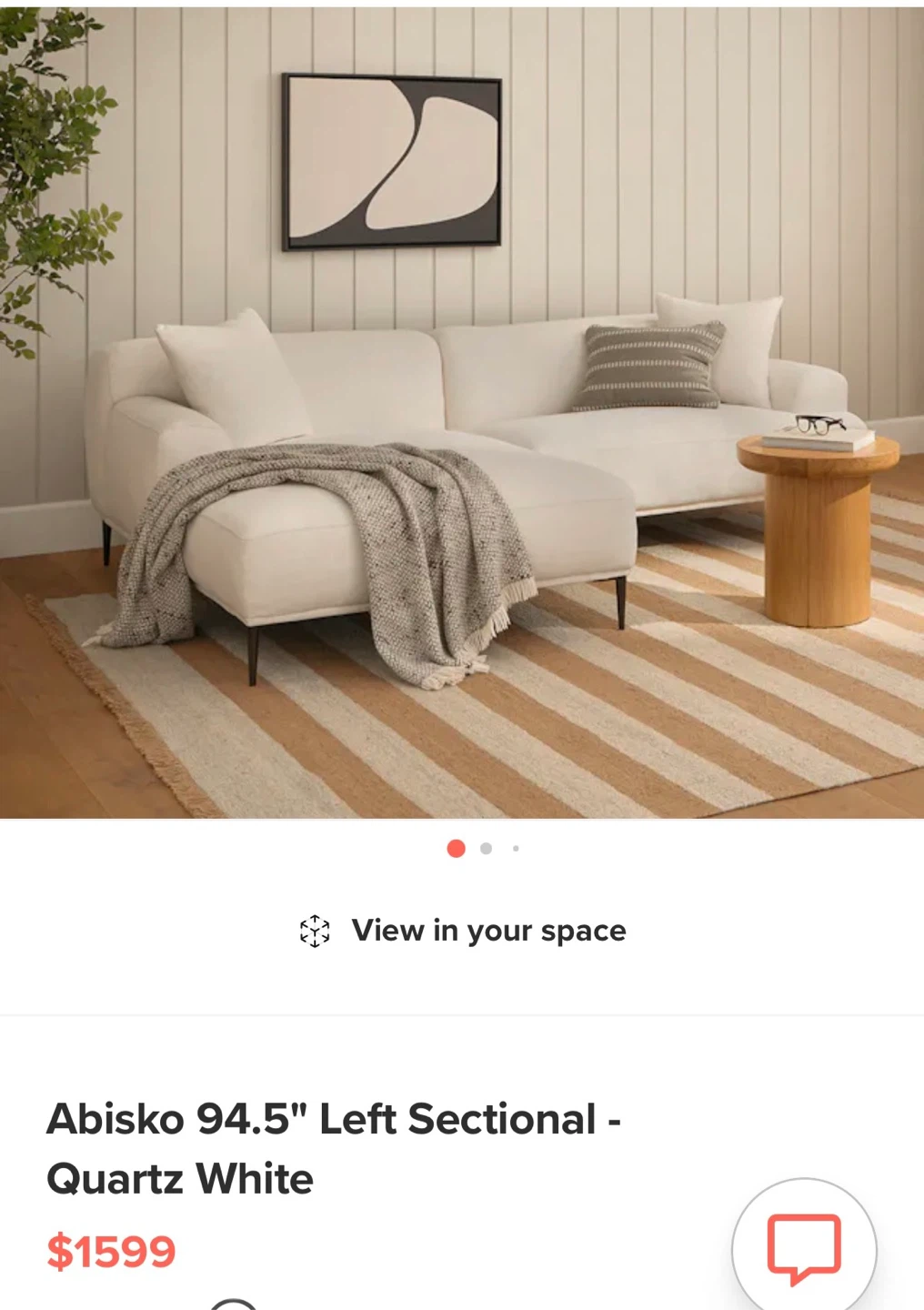 Article Abisko 94.5" Left Sectional -