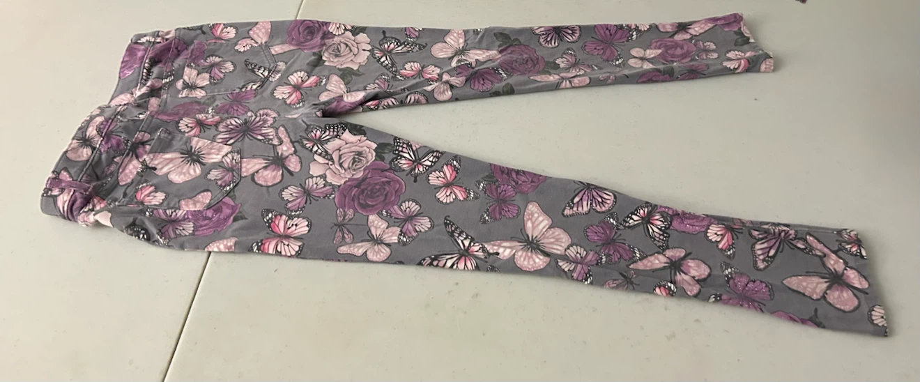 The Children's Place Pants with Butterflies and Floral size 14 - photo 2