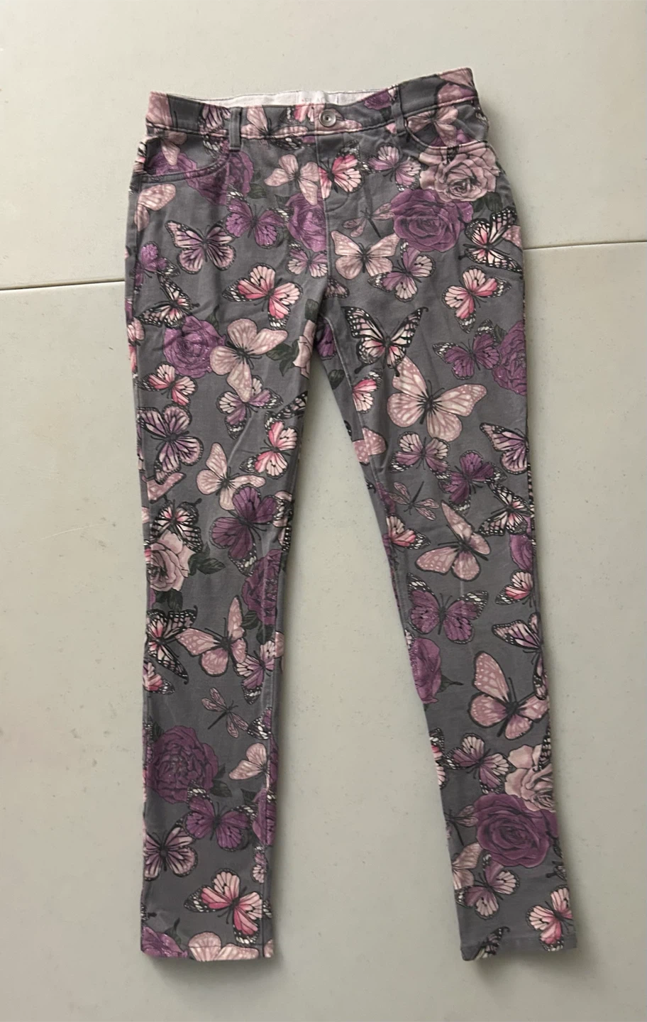The Children's Place Pants with Butterflies and Floral size 14 - photo 3