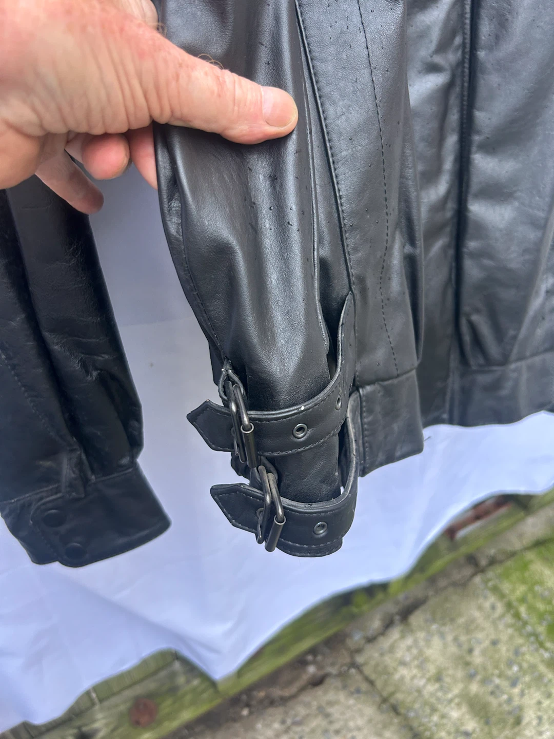 Wilsons Suede & Leather Black Moto Jacket - photo 4