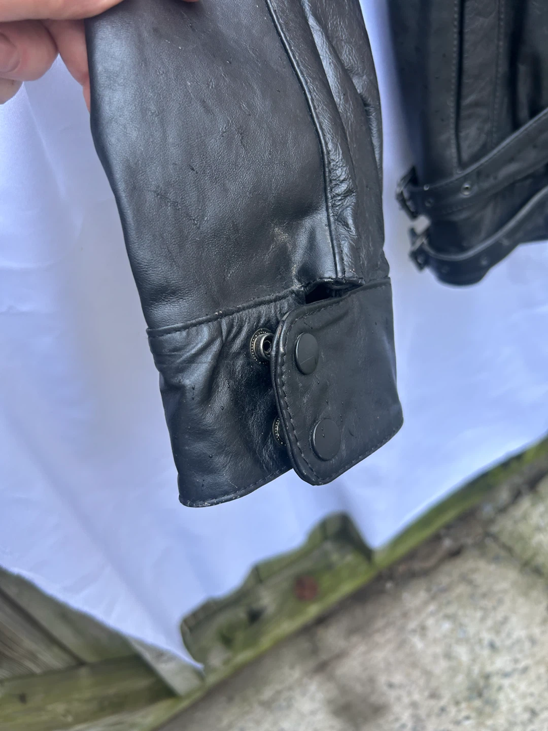 Wilsons Suede & Leather Black Moto Jacket - photo 5