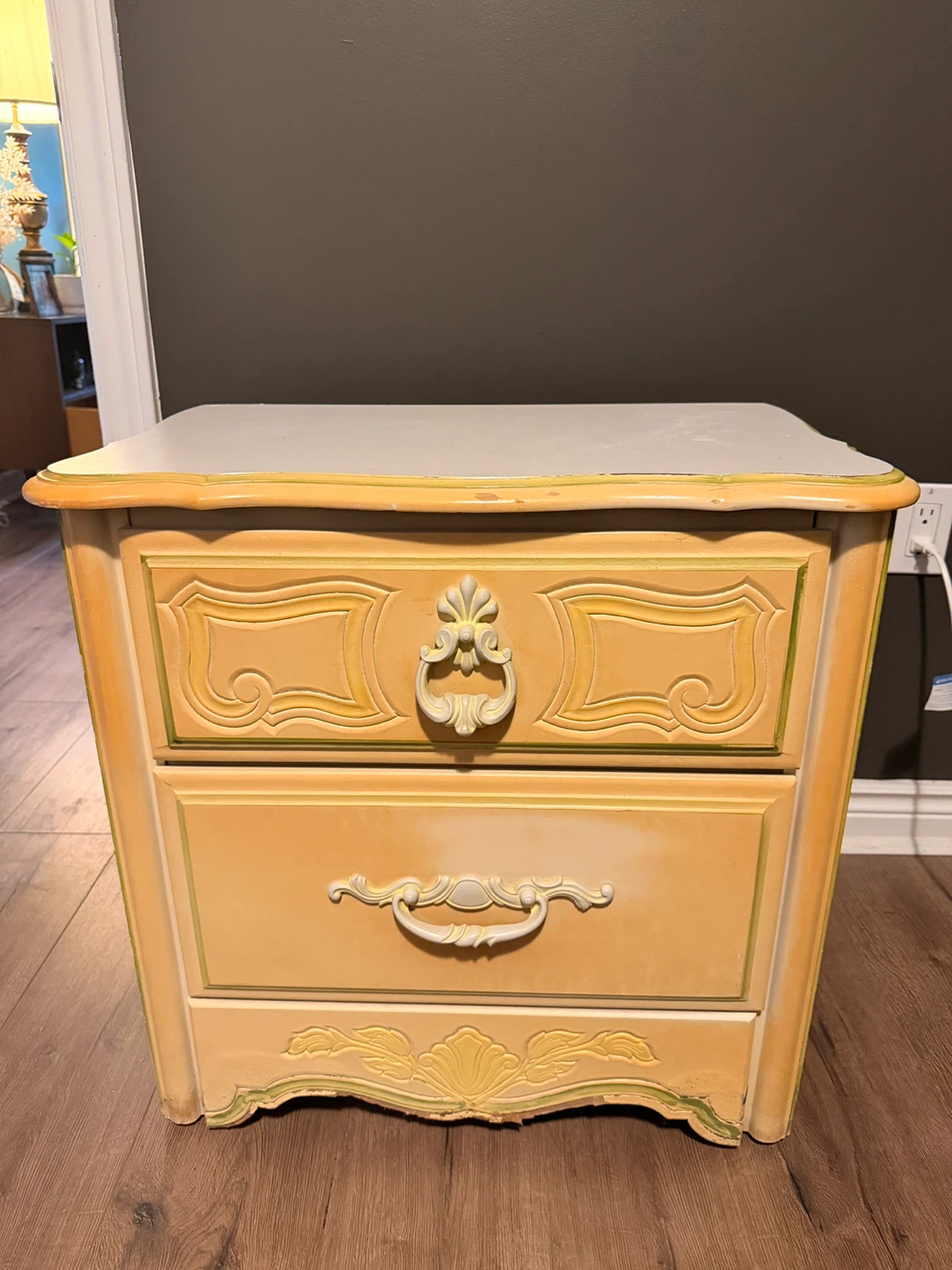 Wood Nightstand